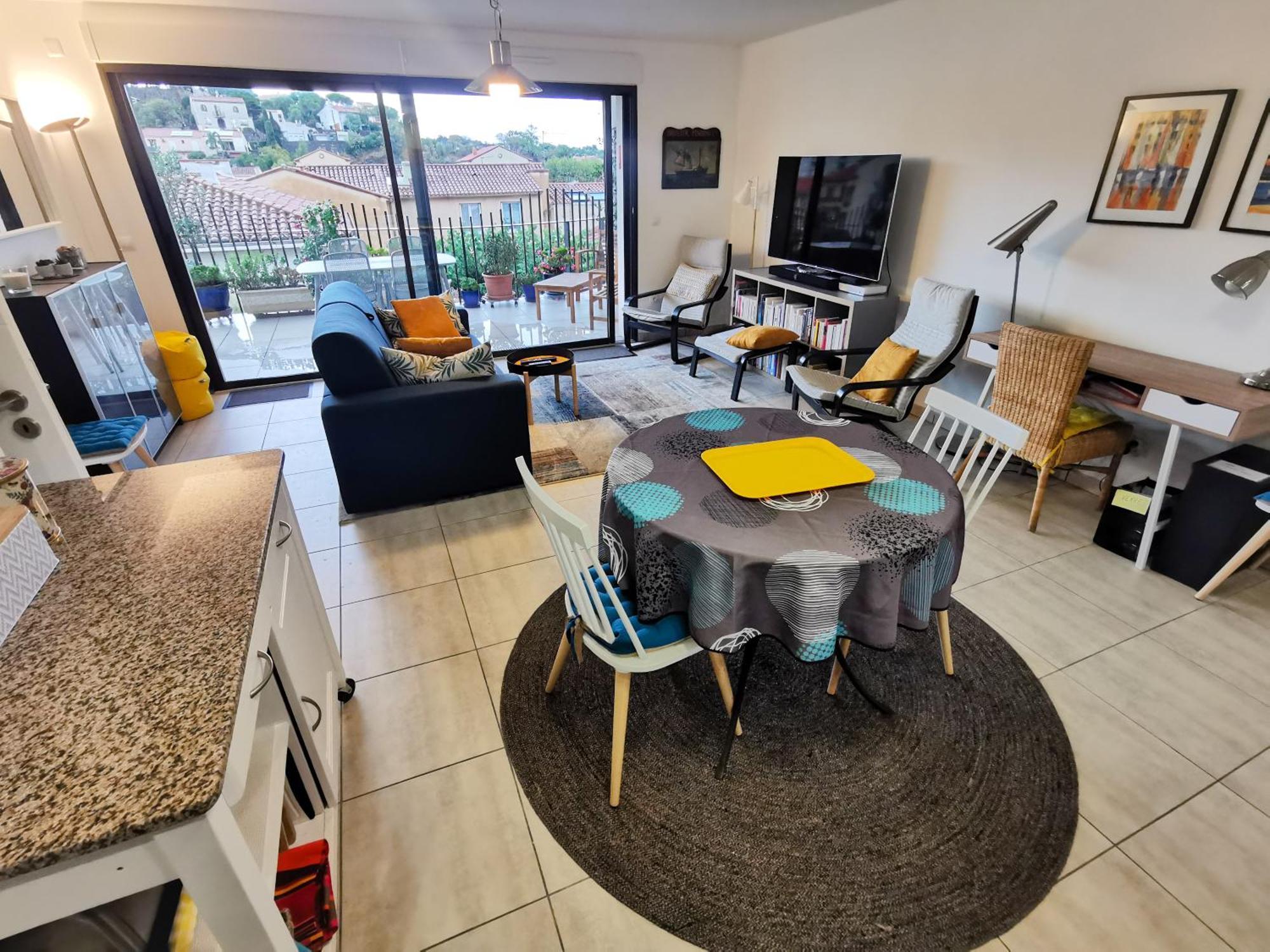 1Br Apartment T2 54M2 Onde Marine 2Nd Floor Lift Wifi Ac Parking Port Vendres Exteriér fotografie